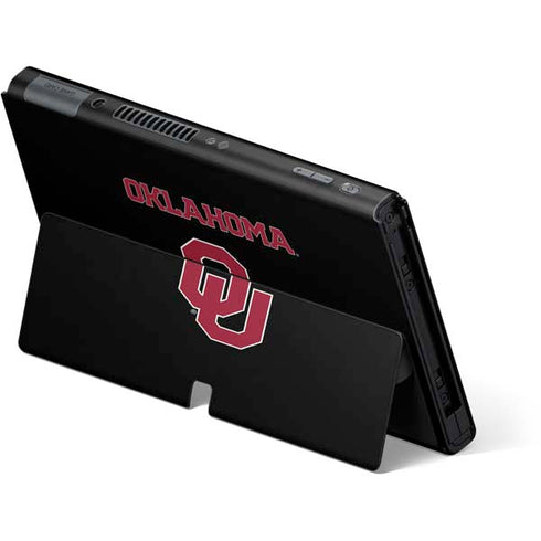 University of Oklahoma Only One Sooners Nintendo Switch OLED (2021) Skin